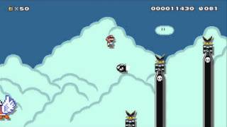 Super Mario Maker - White Land by BarbarousKing beaten