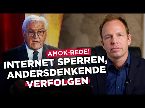Rampage speech! What Steinmeier really said: Block the internet, persecute dissidents