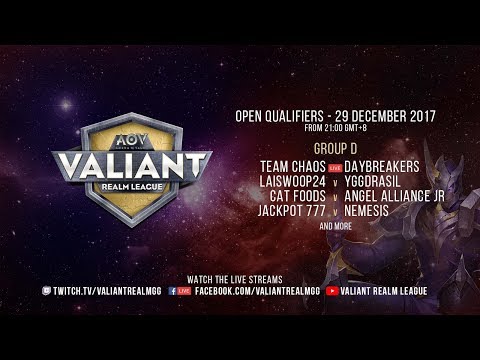 AOV Valiant Realm League - Open Qualifiers Group D