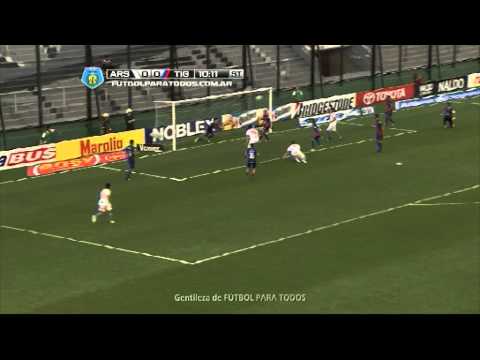 Salvada de Canuto. Arsenal 0 - Tigre 0. Fecha 12. Torneo Final 2014. FPT