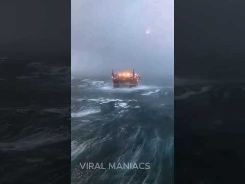 Life On An Offshore Oil Rig - Are You Brave Enough? #shorts