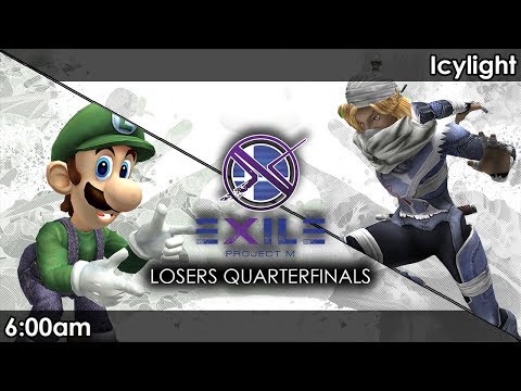 Project M: 6:00am (Luigi) V GVS | Icylight (Sheik) - Exile 98 Tournament SSBPM