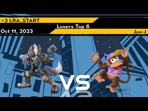 Xeno313  - LRA_START (Wolf) vs Joe-J (Diddy) - Smash Ultimate