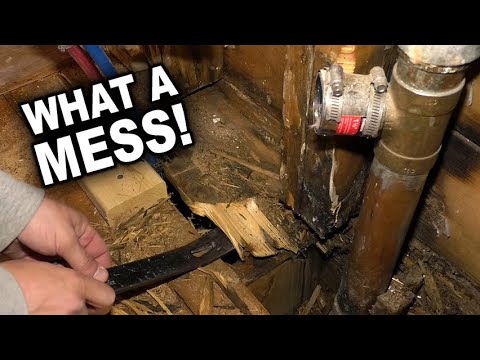 Fixing Water Damaged Rotted Wall and Subfloor