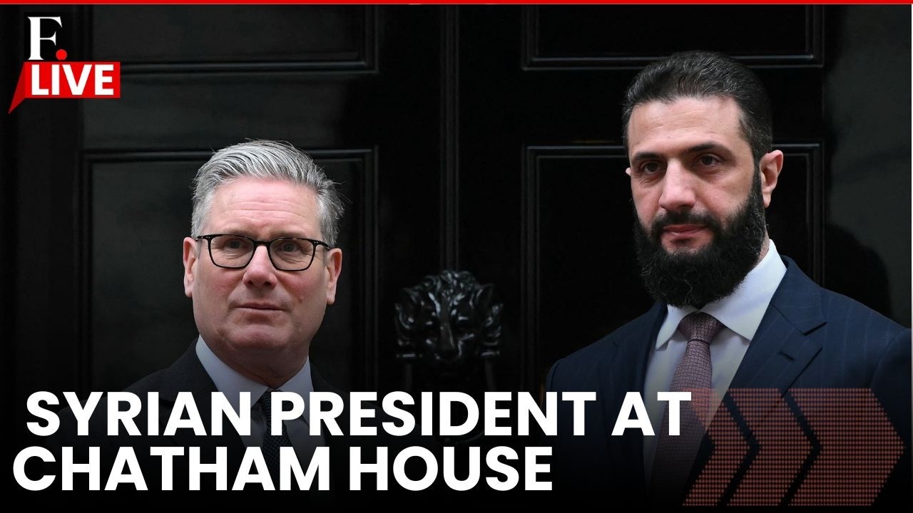 LIVE: Syrian President Ahmed al-Sharaa Speaks at Chatham House | UK Syria Ties | N18G