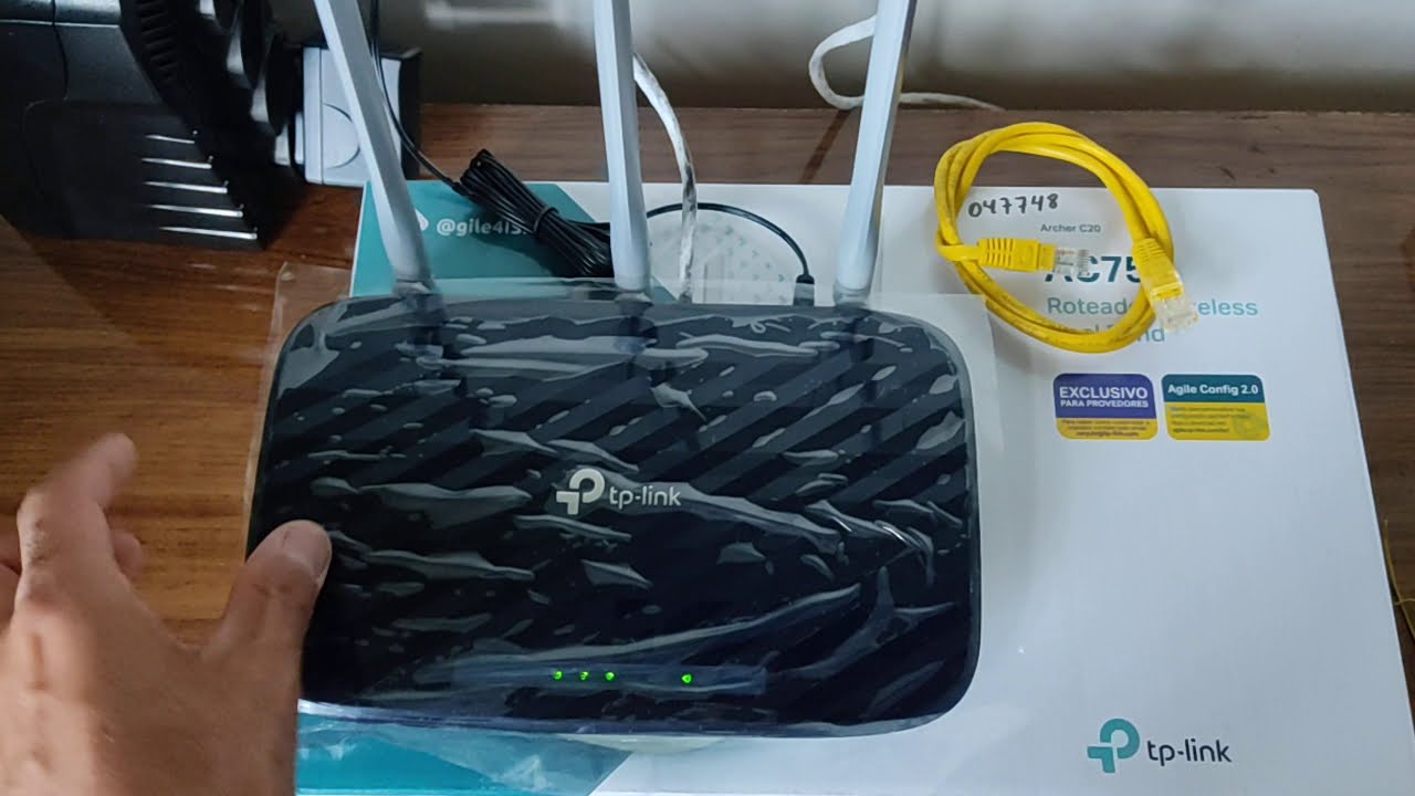 Miniatura da avaliação em vídeo de Roteador TP-Link Archer C20W AC1200 Dual Band