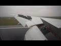 Landing Schiphol Airport storm bumpy Garuda Indonesia Flight GA89 Boeing 777 300ER PK GIG