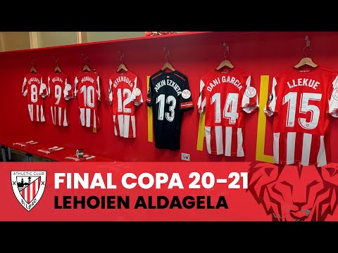 Imagen de portada del video 👕 El vestuario en La Cartuja I Athleticen aldagela I Final Copa 20-21