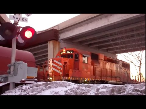 EJ&E SD38 #670 In Gary, Indiana