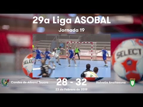 LIGA ASOBAL J19: Condes de Albarei Teucro - Helvetia Anaitasuna 28-32
