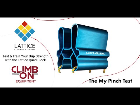 The My Pinch Grip Strength Test from Lattice Training