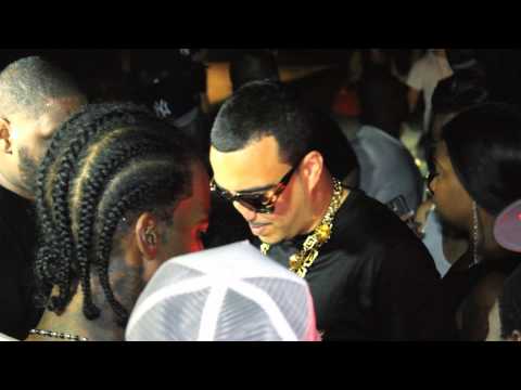 French Montana & Coke Boys Perform Dj Big Mike Birthday All White