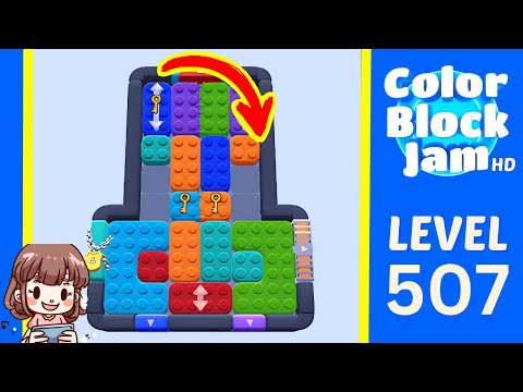 Color Block Jam Level 507 Solution Walkthrough