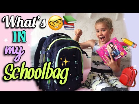 What's in my SCHOOLBAG ? 🎒📚 + VERLOSUNG 💖 Satch Schulrucksack | magic marie