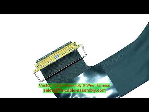 自定義電纜線束MacBook Pro A1286 LVD電纜P40EC6 BD 100 OHM LVDS Cable for Lenovo U310