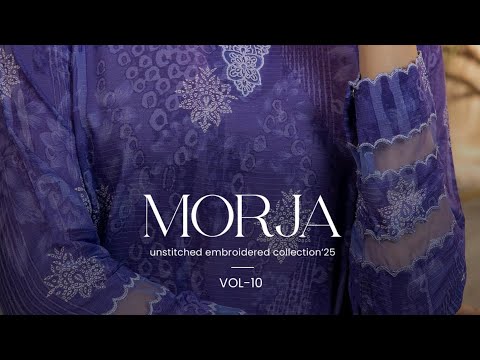MORJA BY GULL JEE VOL 10 LUXURY EMBROIDERED LAWN COLLECTION 