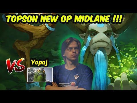 Tundra.Topson [Nature Phophet] NEW OP META MIDLANE vs Yopaj Dota 2 pro Gameplay