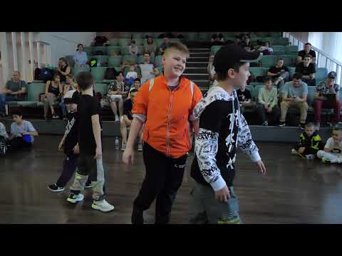 2x2 до 13 лет Динозавр Ниндзя & ORLAN vs Бананчик & NoName - "ALL OPTION" break dance battle
