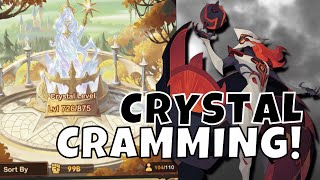 PROS AND CONS OF CRYSTAL LEVELING! [FURRY HIPPO AFK ARENA]