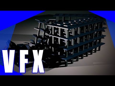 Blender - Building Collapse V1 - VFX