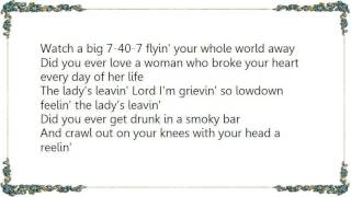 Kenny Price - Lady&#39;s Leavin&#39; Lyrics