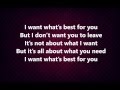 Trey Songz-Whats Best For You Lyrics (2014 ...