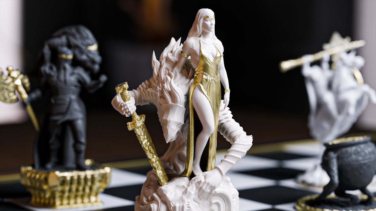 I Designed a Custom Elden Ring Chess Set