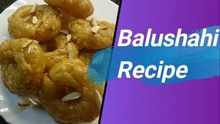 Balushahi recipe in hindi