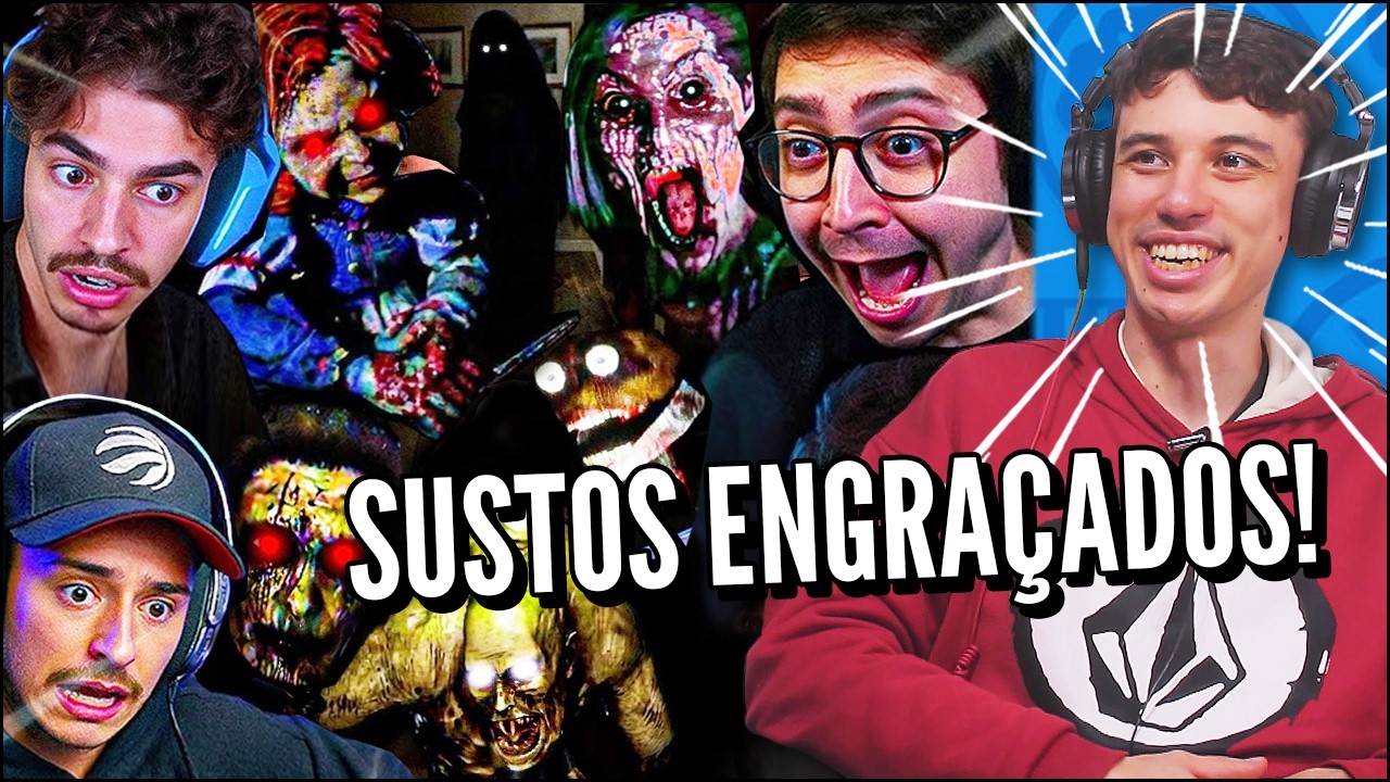 OS SUSTOS ENGRAÇADOS NAS LIVES (JOVENS REAGEM)