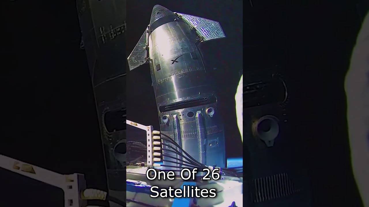 Starship Seen From Starlink - In Color For First Time!