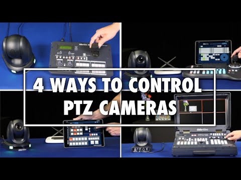 Four Ways to Control PTZ Cameras