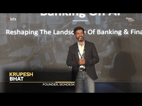 Will AI Replace Humans in Banking or Just Assist Them? | Krupesh Bhat, Founder, Signdesk