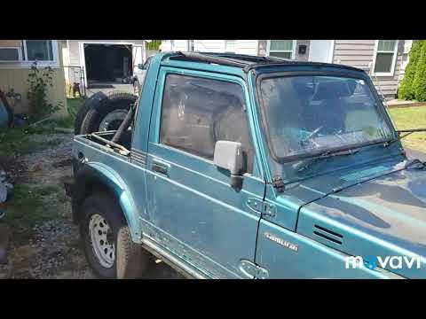 Thumbnail for 1988 suzuki samurai resurrection after sitting 6 years by Suzuki