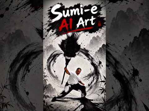 Sumi-e ink art video from start to finish, made with Seedance 2.5