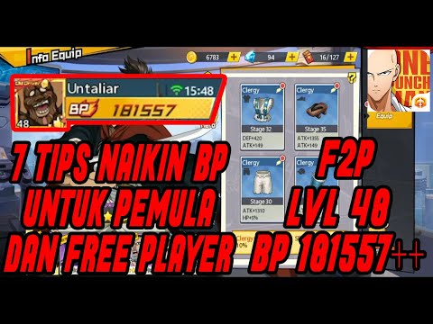 Free Player Juga Bisa Punya BP Tinggi !! - One Punch Man: The Strongest Man Indonesia