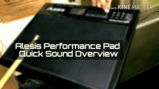 Video thumbnail for Alesis Performance Pad Instrument Sounds Quick View by Mobile Broadcast