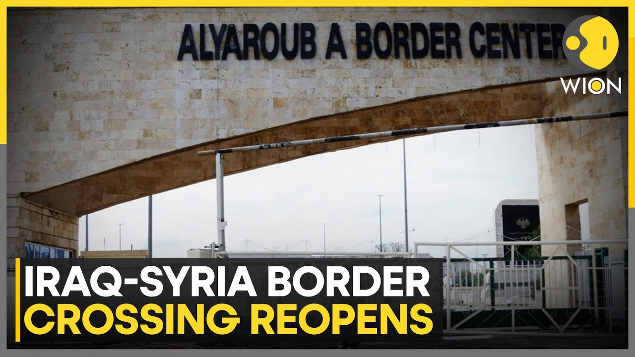 Iraq-Syria Border Crossing Reopens For First Time In Over A Decade | WION