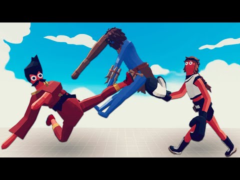 TAEKWONDO+BOXER vs EVERY UNIT | Totally Accurate Battle Simulator-TABS