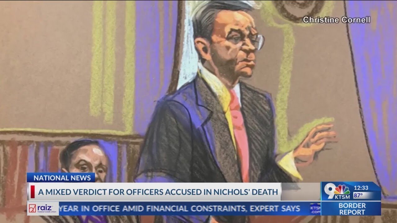 Mixed verdict for officers accused in Nichol's death