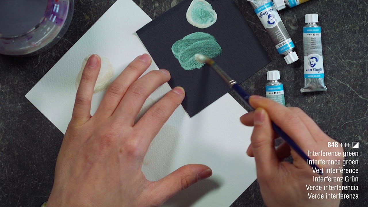 Акварель Talens "Van Gogh" в кювете, все цвета + NEW видео