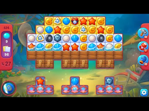 fishdom LEVEL 524 HARD