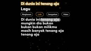 Download lagu lirik lagu di dunia ini tenang aja #lagu #video #shorts #dj #youtubeshorts mp3 Download lagu lirik lagu di dunia ini tenang aja #lagu #video #shorts #dj #youtubeshorts mp3