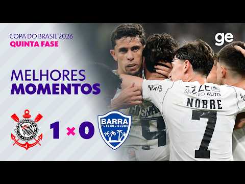 Gols e lances de Corinthians x Barra