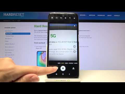 TCL 20 5G - How to Turn On Camera Gridlines & Turn Off Orientation Lines