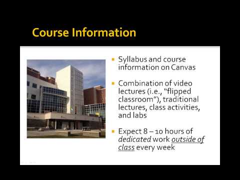 ENGR 313 - 00.01 Course Introduction