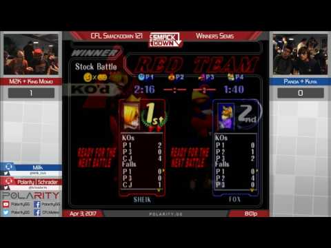 CFL Smackdown 121 Melee - M2K + Momo vs Panda + Kuya - Doubles Winners Semis
