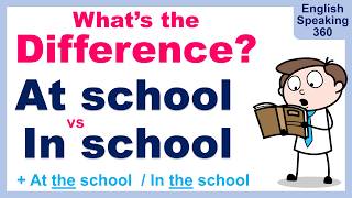 At School vs In School – What’s the Difference? (+ At the School vs In the School)