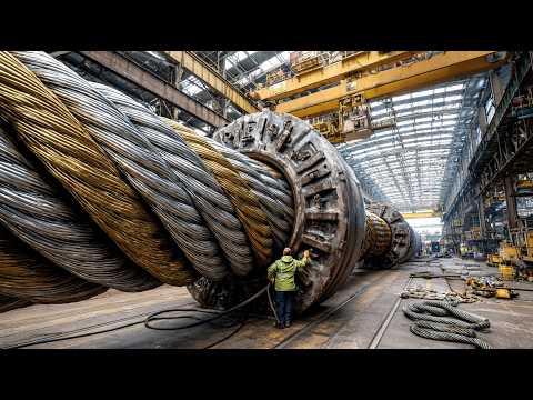 World-Record 280 m Slings & Big Carl Lifts—watch the impossible. Heavy lifting & wire rope slings.