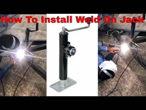 How To Install A Swing Back Weld On Trailer Jack 2000 Pound Capacity