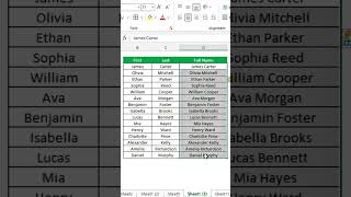 🔗 Combine Text Instantly with CONCAT Formula in Excel | Excel Text Merge Trick! 
